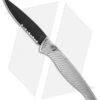 Piranha DNA Automatic Knife Silver Tactical (3.25" Black Serr)