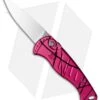 Piranha Fingerling Hot Pink Automatic Knife (2.5" Mirror Plain)