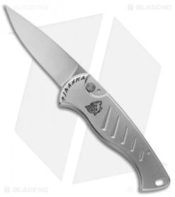 Piranha Fingerling Automatic Knife Silver (2.5" Mirror)