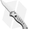 Piranha Fingerling Automatic Knife Silver (2.5" Mirror Serr)