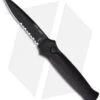 Piranha Mini-Guard Black Tactical Automatic Knife (2.9" Black Serr)