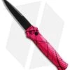 Piranha Mini-Guard Tactical Automatic Knife Hot Pink (2.9" Black)