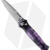 Piranha Mini-Guard Automatic Knife Plum (2.9" Stonewash)