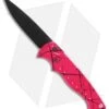 Piranha Pocket Automatic Knife Pink Tactical (3.2" Black)