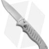 Piranha Pocket Automatic Knife Silver (3.2" Mirror Serr)