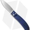 Piranha Toxin Automatic Knife Blue (3.75" Mirror Serr)