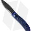 Piranha Toxin Automatic Knife Blue (3.75" Black Serr)