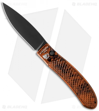 Piranha Toxin Automatic Knife Orange (3.75" Black) Piranha Toxin Automatic Knife Orange (3.75" Black) -Adventure Knife Shop piranha toxin orange tactical plain cm