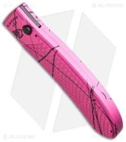Piranha Toxin Automatic Knife Pink (3.75" Black) 2 Piranha Toxin Automatic Knife Pink (3.75" Black) -Adventure Knife Shop piranha toxin pink tactical ser bottom cm