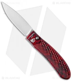 Piranha Toxin Automatic Knife Red (3.75" Mirror)