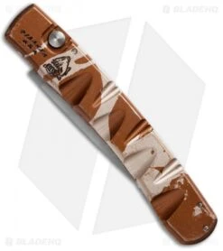 Piranha Virus Automatic Knife Desert Camo (3.25" Black) 2 Piranha Virus Automatic Knife Desert Camo (3.25" Black) -Adventure Knife Shop piranha virus camo mirror plain side front