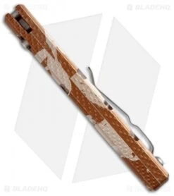 Piranha Virus Automatic Knife Desert Camo (3.25" Mirror) -Adventure Knife Shop piranha virus camo mirror plain spine 1