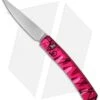 Piranha Virus Automatic Knife Pink (3.25" Mirror)