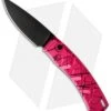 Piranha X Automatic Knife Pink Tactical (3.3" Black)