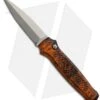 Piranha Prowler Orange Automatic Knife (3.2" Stonewash Plain)